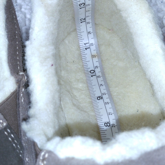 Acorn Comfort Earth Shearling Sheepskin Suede Hard Bottom Bedroom Shoe Slippers - Picture 14 of 16